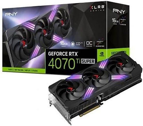 PNY VCG4070TS16TFXXPB1-O 16GB GDDR6X Graphics Card