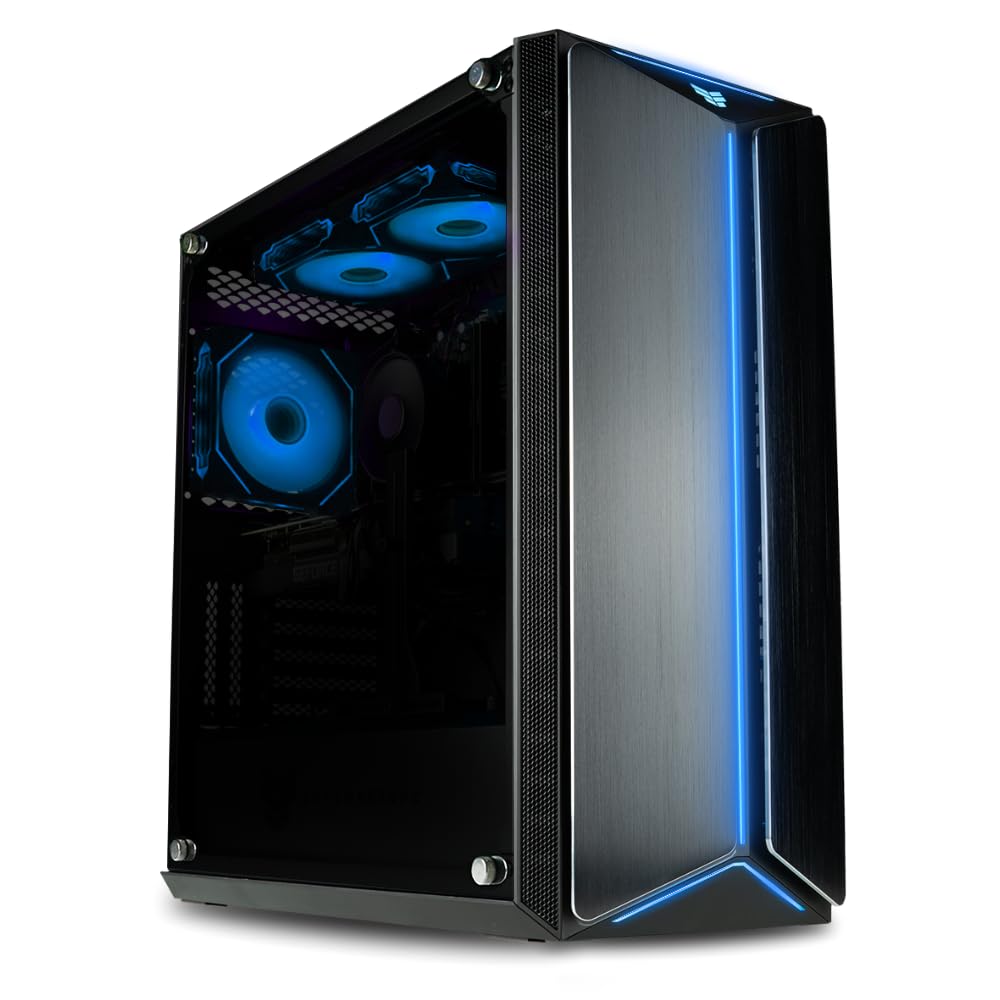 Mantis V2 - RTX 5090, Ryzen 9 9950X3D, 192GB DDR5 5600 RAM, 4TB NVMe Gen4 SSD, 10TB HDD, Windows 11 Pro, 3 Year Warranty, HDMI, RJ45, RGB Keyboard+Mouse, internal WiFi 7 + BT, Prebuilt Gaming Desktop