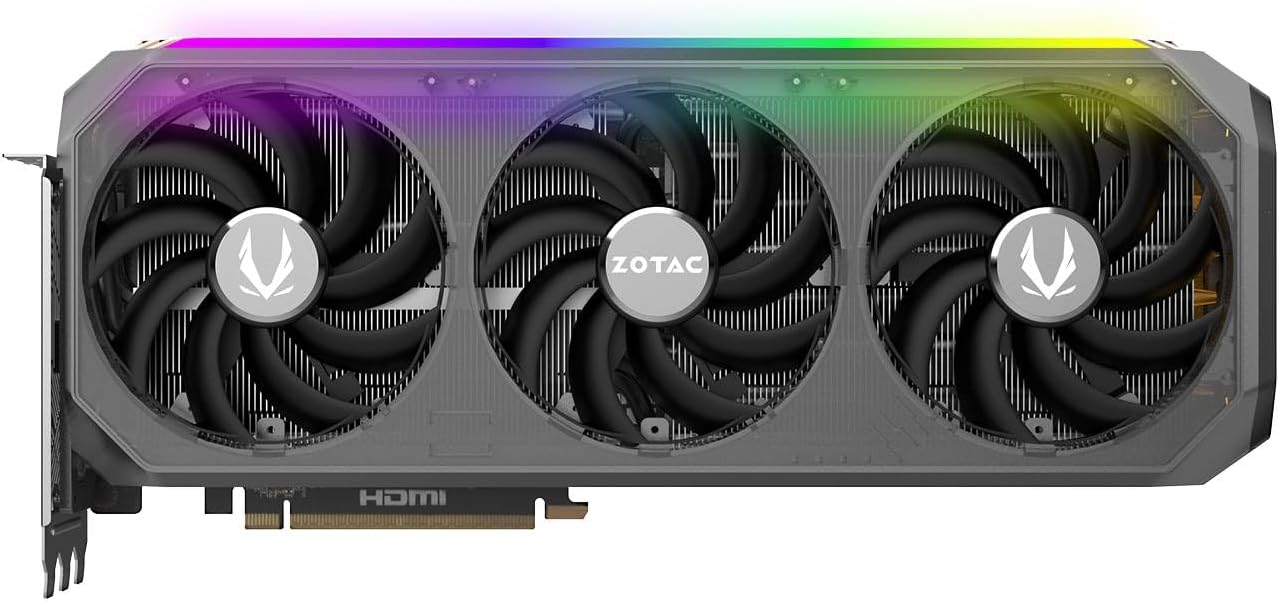 ZOTAC Gaming GeForce RTX 5090 AMP Extreme Infinity DLSS 4 32GB GDDR7 512-bit 28 Gbps PCIE 5.0 Gaming Graphics Card, IceStorm 3.0 Advanced Cooling, Spectra 2.0 ARGB Lighting, ZT-B50900B-10P