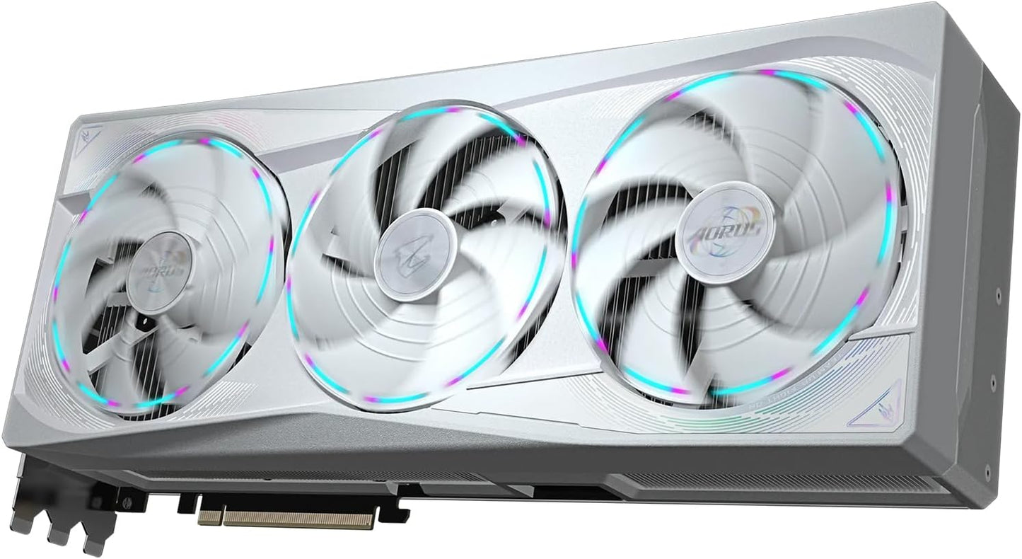 GIGABYTE AORUS GeForce RTX 5090 Master ICE 32G Graphics Card, WINDFORCE Cooling System, 32GB 512-bit GDDR7, GV-N5090AORUSM ICE-32GD Video Card