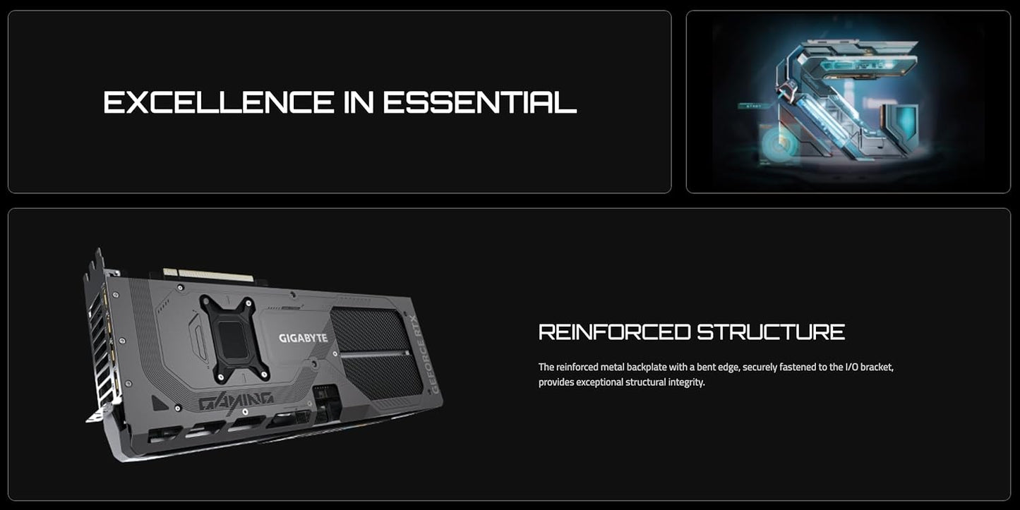 GIGABYTE GeForce RTX™ 5070 Ti Gaming OC 16GB GDDR7, Core Clock 2588 MHz (Reference: 2452 MHz), Memory Bus 256 bit, PCI-E 5.0 Bundle with Targus dockstation and Backpack Alienware.
