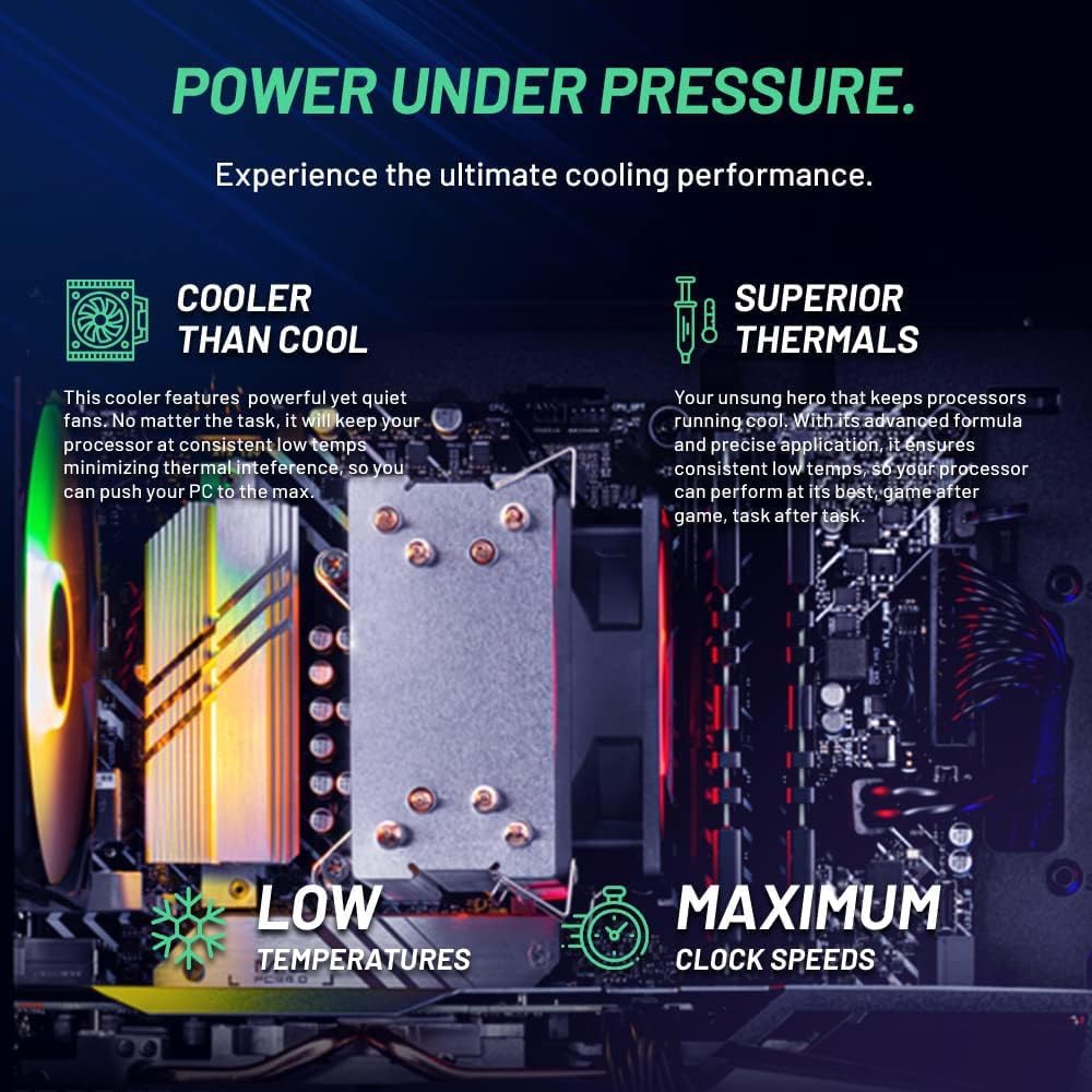 Skytech Gaming Nebula Gaming PC, AMD Ryzen 5 9600X 3.9GHz, NVIDIA RTX 5060, 1TB NVMe SSD, 16GB DDR5 RAM 6000, 650W Gold PSU, Wi-Fi, Win 11, Desktop