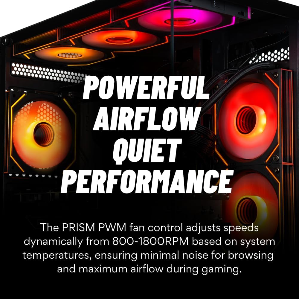 Panorama Gaming PC Desktop (NVD GeForce RTX 5090, Intel 24-Core i9-14900KF Processor, 96GB DDR5 RAM, 4TB Gen4 NVMe SSD, WiFi 6E, HDMI, Windows 11 Pro) Best 2025 Prebuilt Tower RGB Gamer Computer