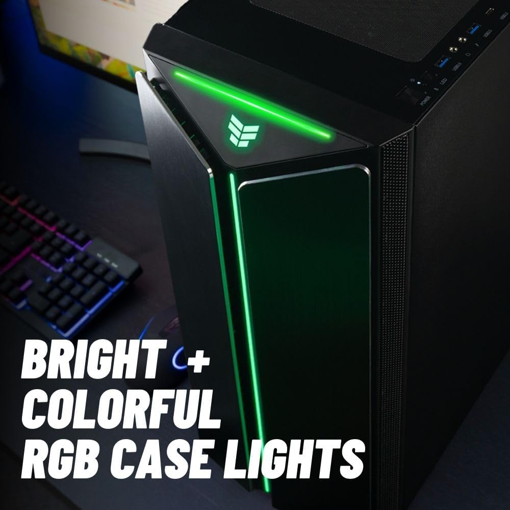 Mantis V2 - RTX 5090, Ryzen 9 9950X3D, 192GB DDR5 5600 RAM, 4TB NVMe Gen4 SSD, 10TB HDD, Windows 11 Pro, 3 Year Warranty, HDMI, RJ45, RGB Keyboard+Mouse, internal WiFi 7 + BT, Prebuilt Gaming Desktop