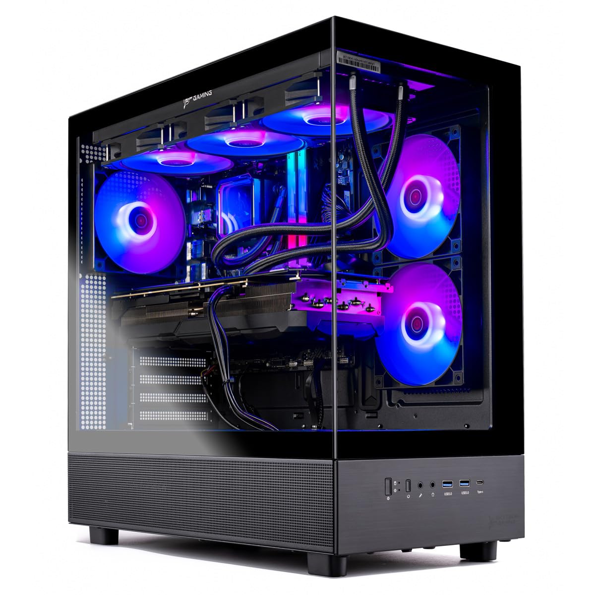 Skytech Gaming Nebula Gaming PC, AMD Ryzen 5 9600X 3.9GHz, NVIDIA RTX 5060, 1TB NVMe SSD, 16GB DDR5 RAM 6000, 650W Gold PSU, Wi-Fi, Win 11, Desktop