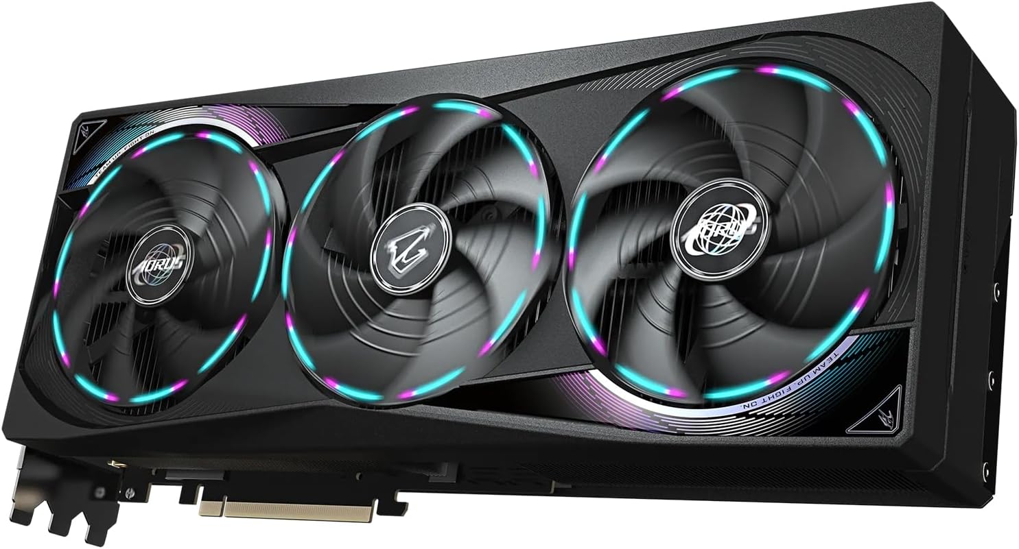 GIGABYTE AORUS GeForce RTX 5080 Master 16G Graphics Card, WINDFORCE Cooling System, 16GB 256-bit GDDR7, GV-N5080AORUS M-16GD Video Card