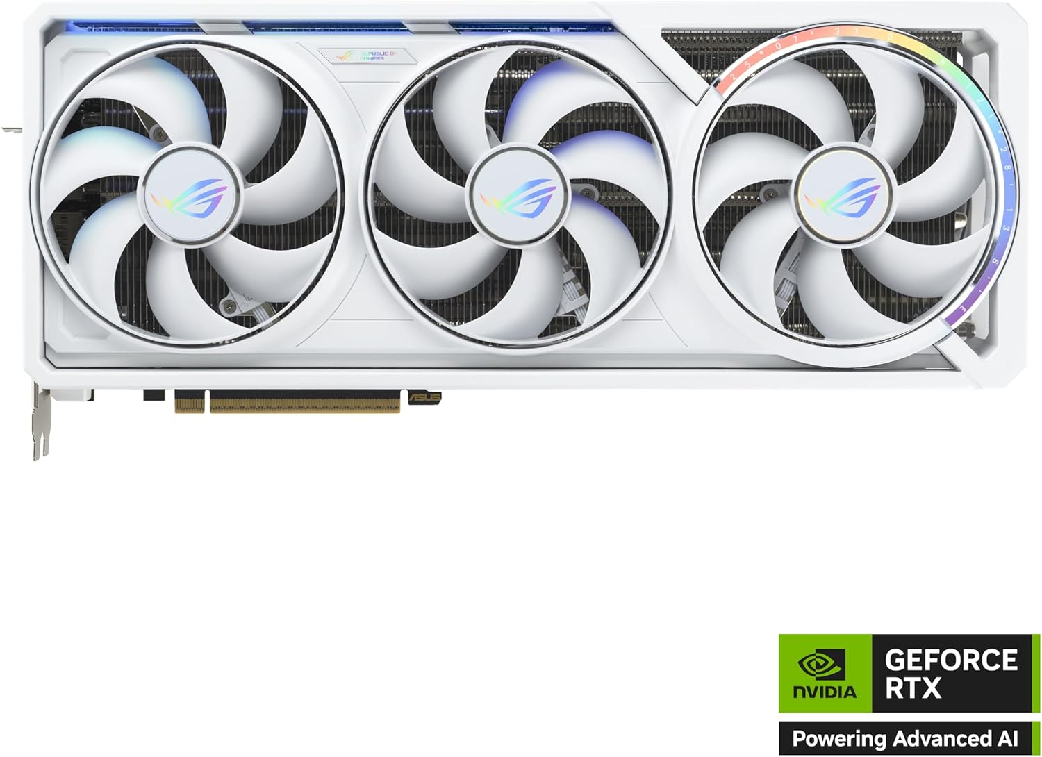 ASUS ROG Astral GeForce RTX™ 5080 16GB GDDR7 White OC Edition - Quad-Fan Graphics Card Delivering unprecedented Airflow and air Pressure for Optimal Performance