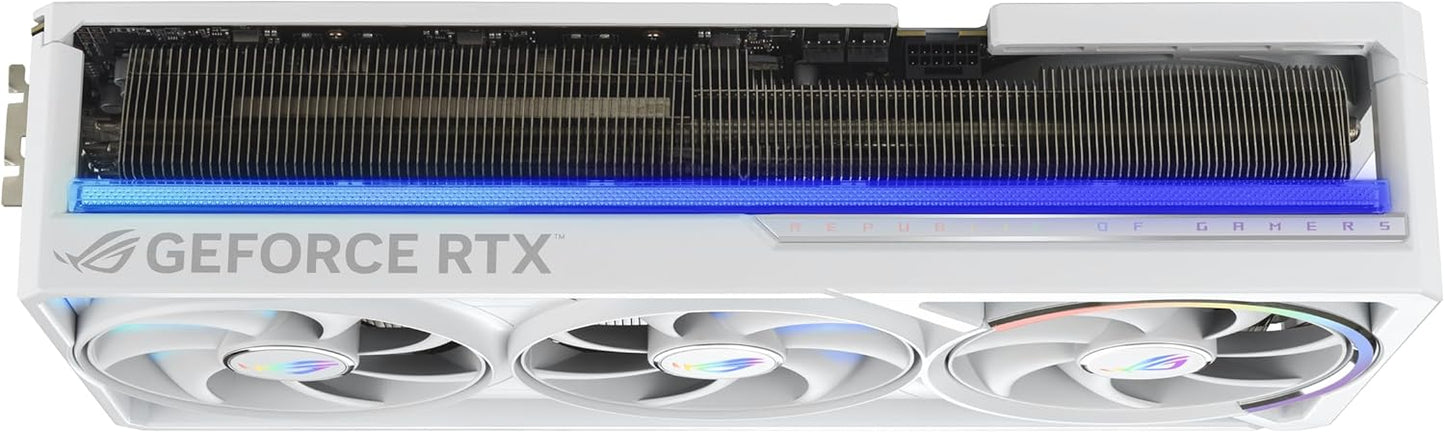 ASUS ROG Astral GeForce RTX™ 5080 16GB GDDR7 White OC Edition - Quad-Fan Graphics Card Delivering unprecedented Airflow and air Pressure for Optimal Performance