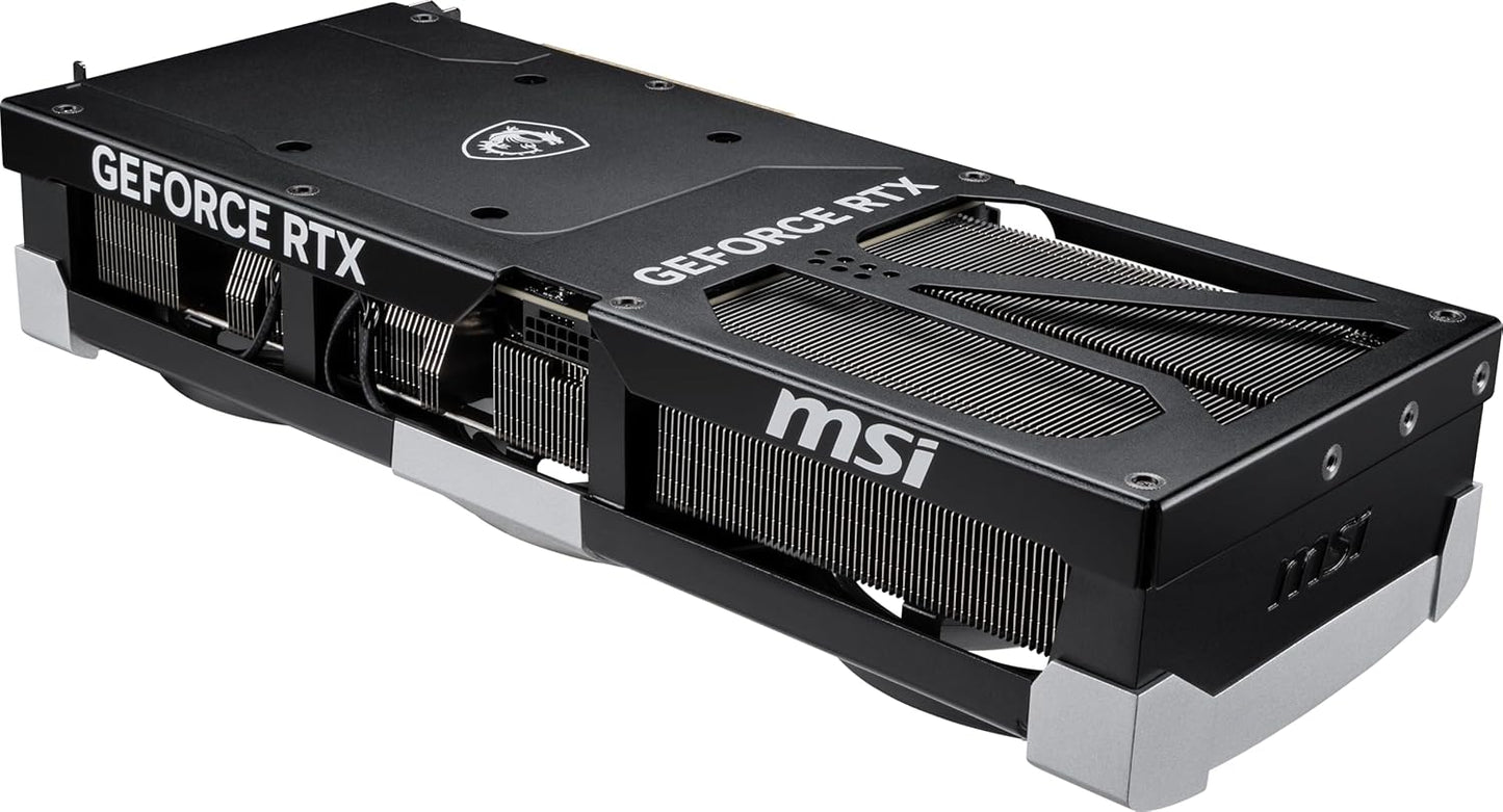 MSI Gaming RTX 5090 32G Ventus 3X OC Graphics Card (32GB GDDR7, 512-bit, Extreme Performance: 2452 MHz, DisplayPort x3 2.1a, HDMI 2.1b, NVIDIA Blackwell Architecture)