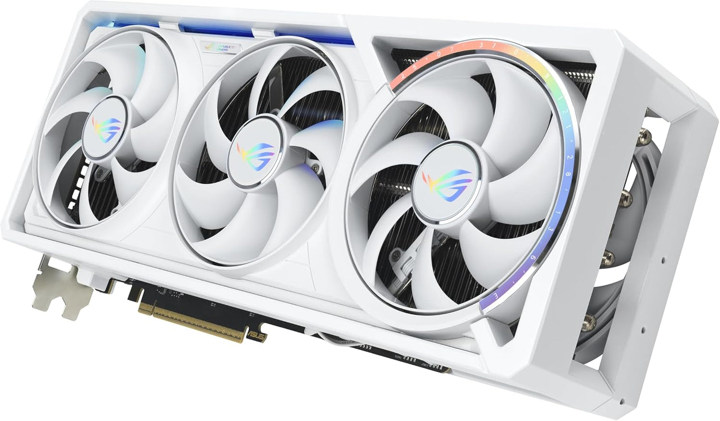 ASUS ROG Astral GeForce RTX™ 5080 16GB GDDR7 White OC Edition - Quad-Fan Graphics Card Delivering unprecedented Airflow and air Pressure for Optimal Performance