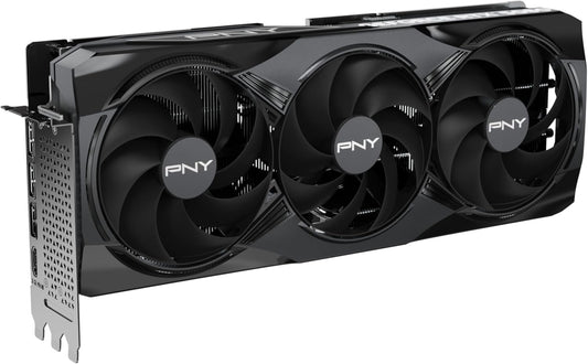 PNY NVIDIA GeForce RTX™ 5080 OC Triple Fan, Graphics Card (16GB GDDR7, 256-bit, Boost Speed: 2730 MHz, PCIe® 5.0, HDMI®/DP 2.1, 2.99-Slot, NVIDIA Blackwell Architecture, DLSS 4)
