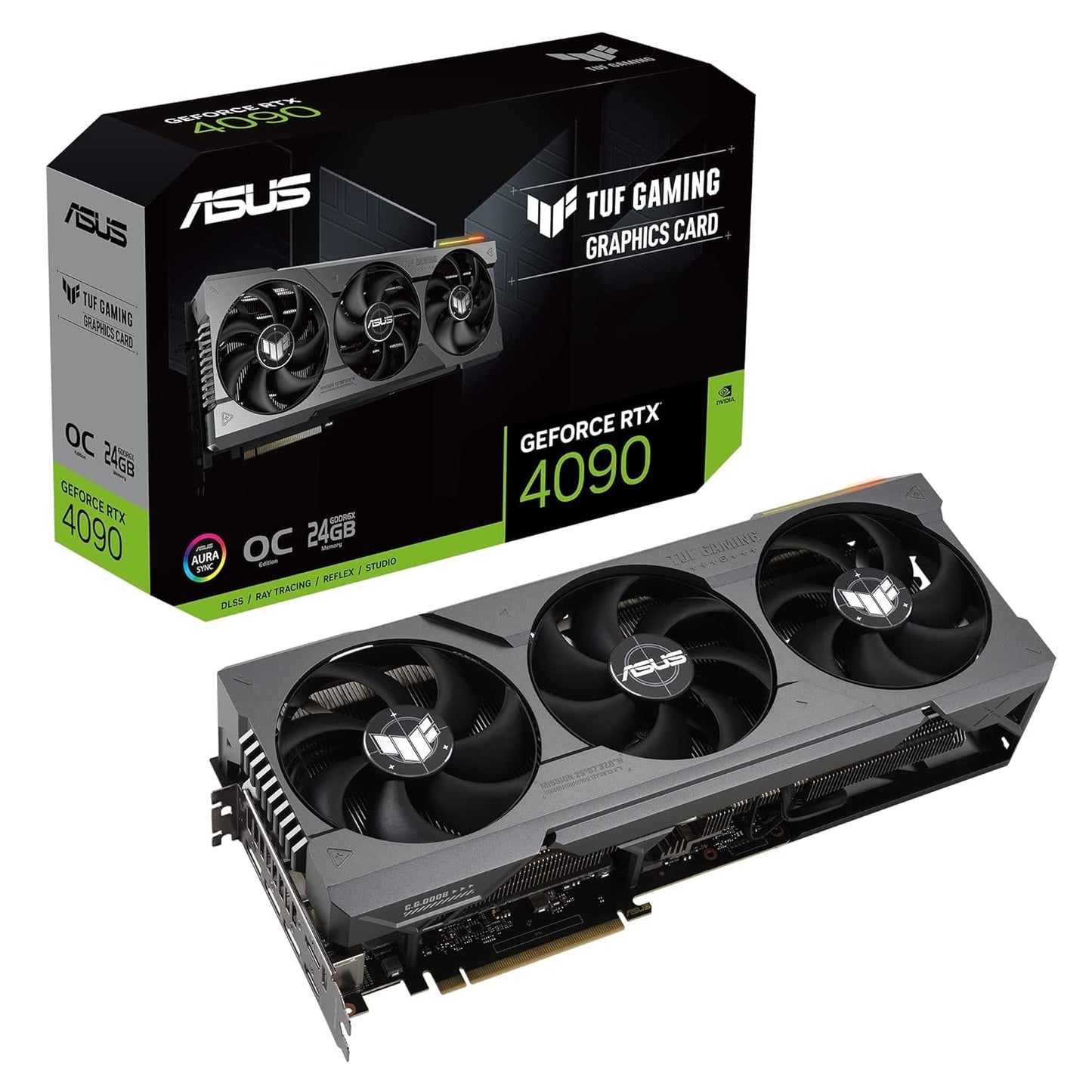 ASUS ROG Astral GeForce RTX™ 5090 OC Edition Gaming Graphics Card (PCIe® 5.0, 32GB GDDR7, HDMI®/DP 2.1, 3.8-Slot, 4-Fan Design, Axial-tech Fans, Patented Vapor Chamber, Phase-Change GPU Thermal pad)
