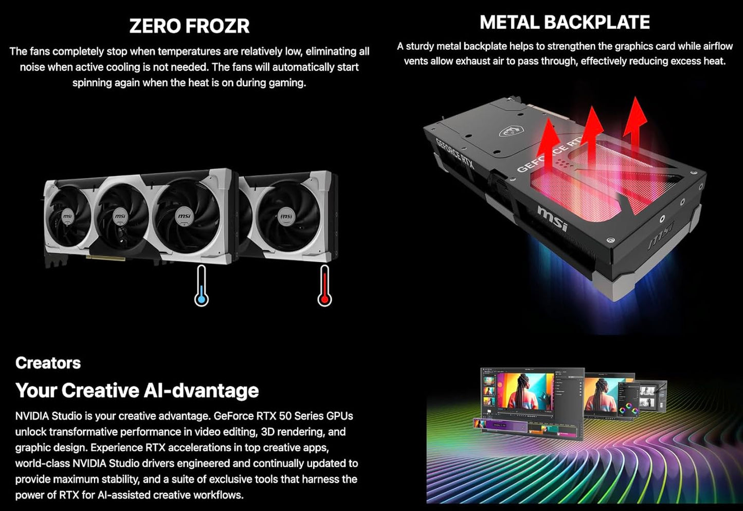 MSI Ventus 3X FeForce RTX 5090 OC Edition 32 GB GDDR7, PCI Express Gen 5, Core Clocks Extreme: 2452 MHz, CUDA CORES 21760 Units, Memory Speed 28 Gbps, Bundle with HDMI Cable