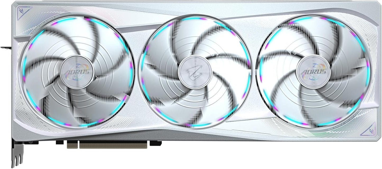 GIGABYTE AORUS GeForce RTX 5090 Master ICE 32G Graphics Card, WINDFORCE Cooling System, 32GB 512-bit GDDR7, GV-N5090AORUSM ICE-32GD Video Card