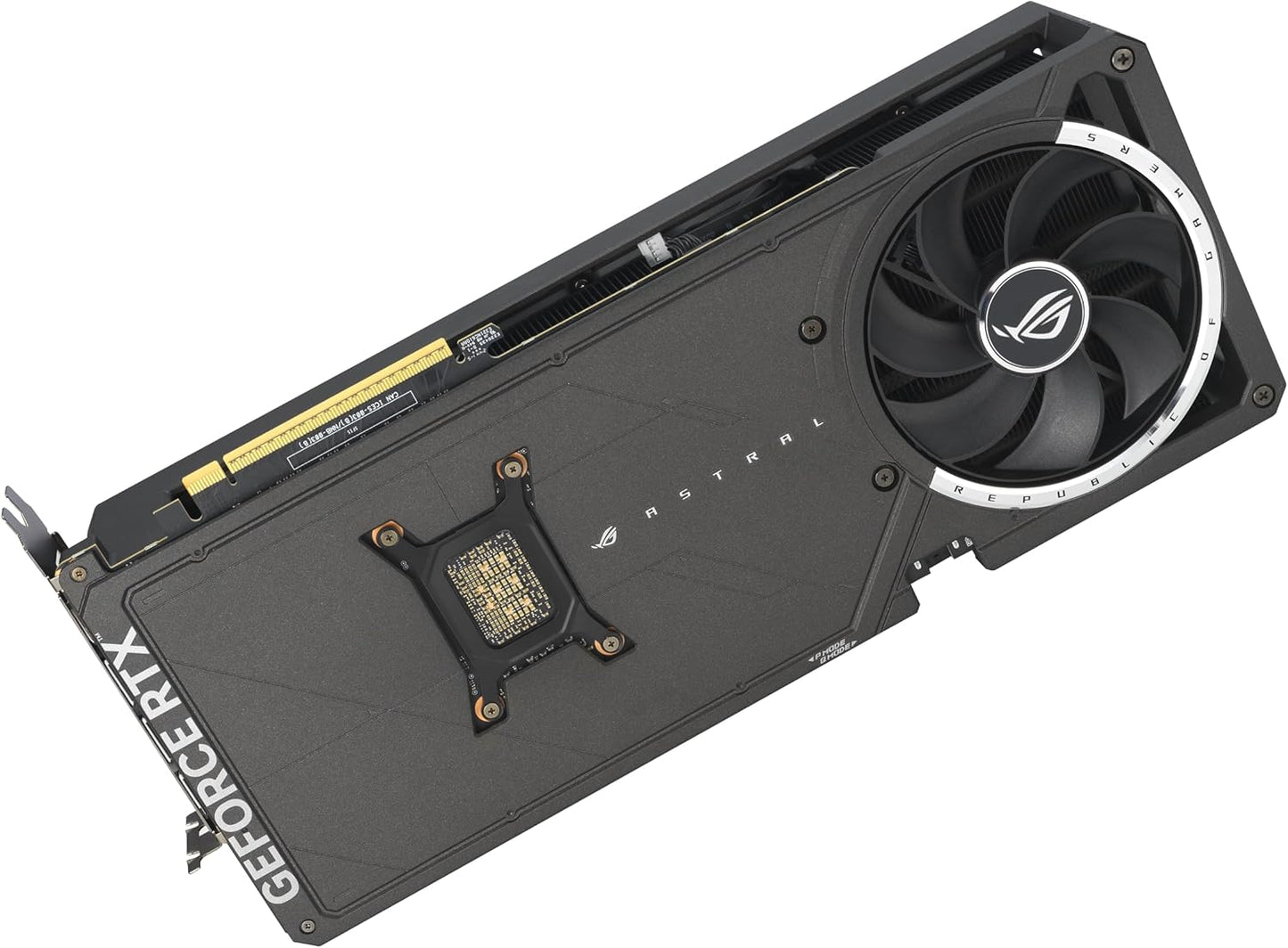 ASUS ROG Astral GeForce RTX™ 5080 OC Edition Gaming Graphics Card (PCIe® 5.0, 16GB GDDR7, HDMI®/DP 2.1, 3.8-Slot, 4-Fan Design, Axial-tech Fans, Patented Vapor Chamber, Phase-Change GPU Thermal pad)