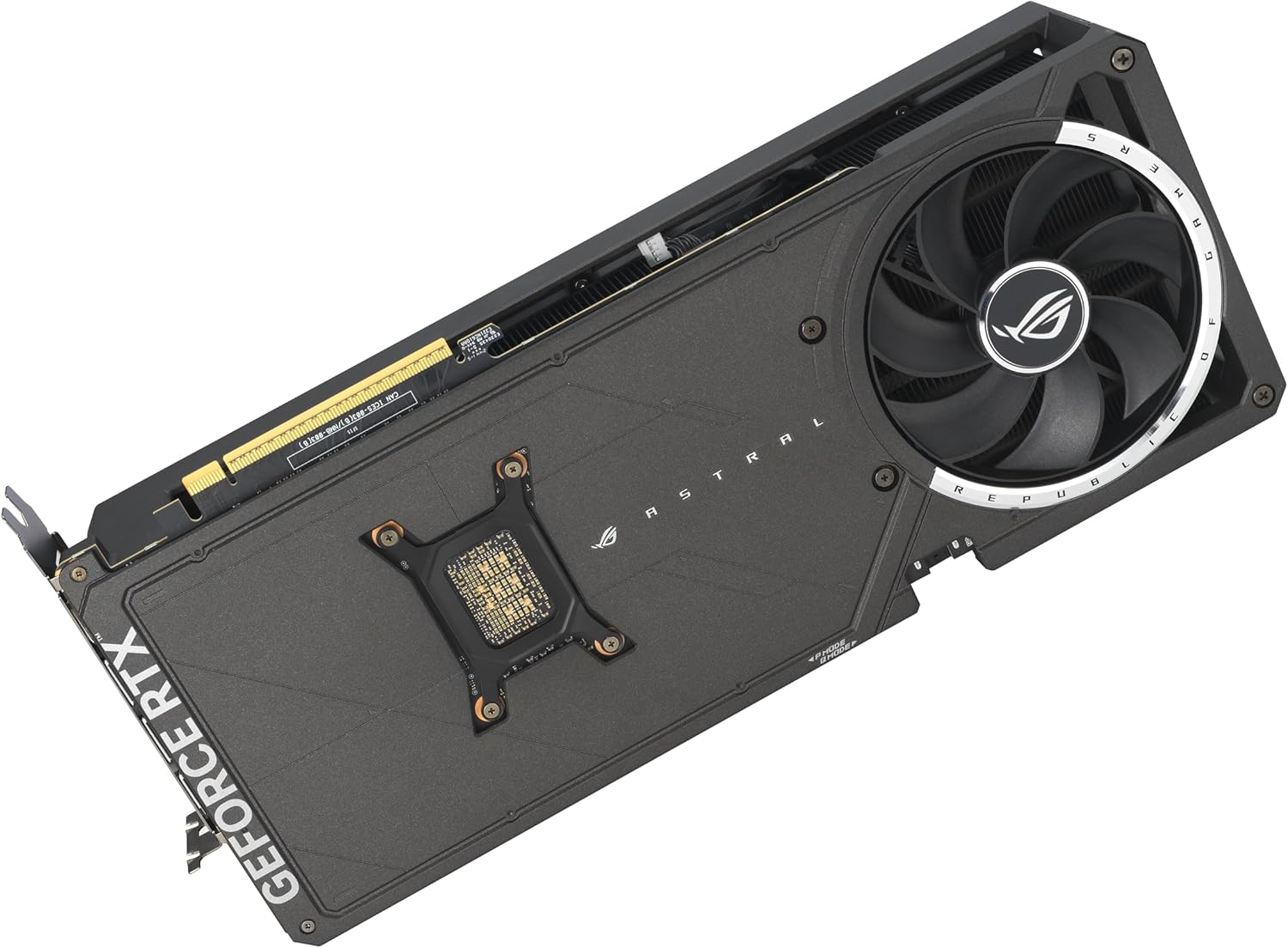 ASUS ROG Astral GeForce RTX™ 5080 OC Edition Gaming Graphics Card (PCIe® 5.0, 16GB GDDR7, HDMI®/DP 2.1, 3.8-Slot, 4-Fan Design, Axial-tech Fans, Patented Vapor Chamber, Phase-Change GPU Thermal pad)