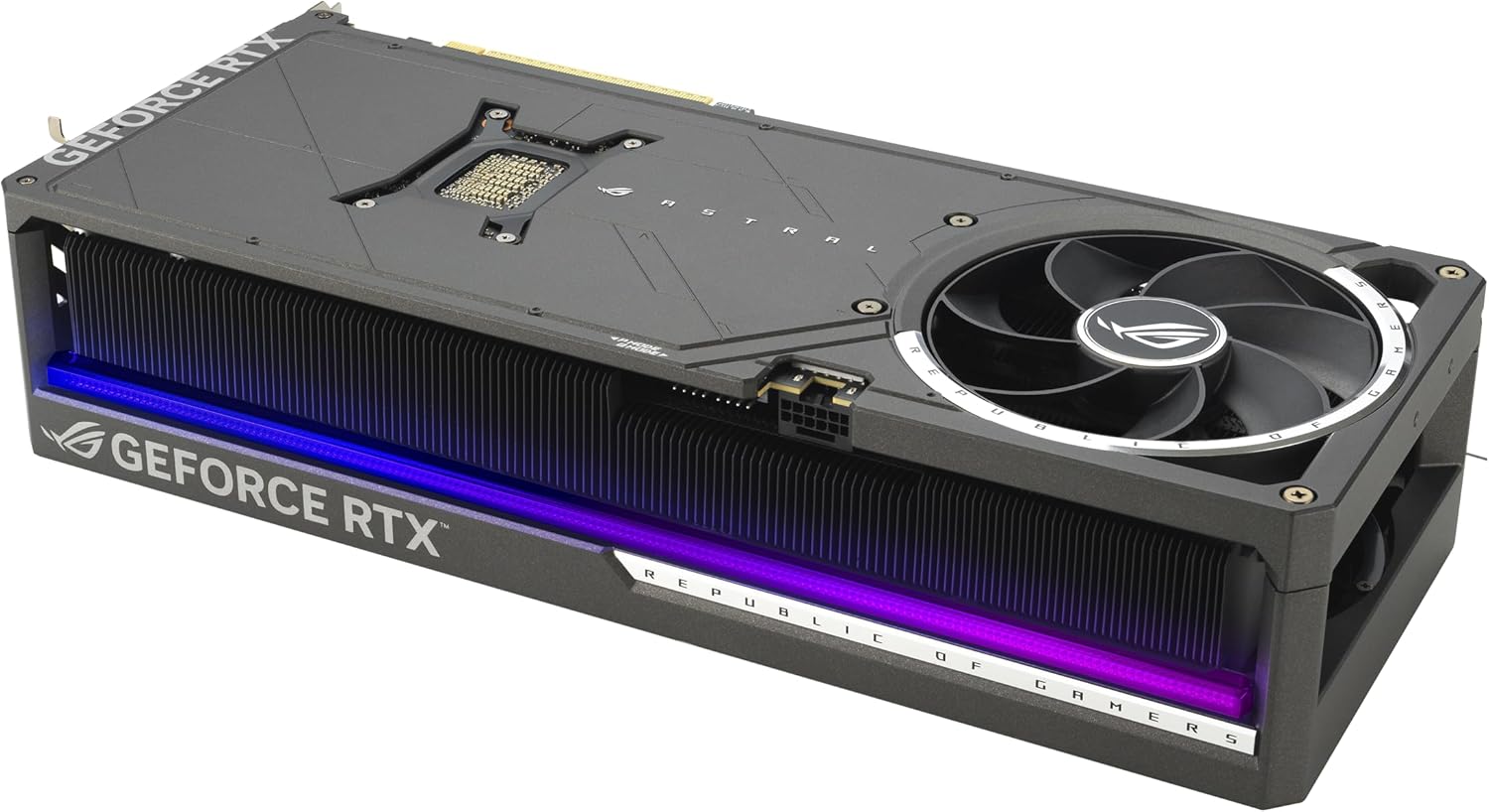 ASUS ROG Astral GeForce RTX™ 5080 OC Edition Gaming Graphics Card (PCIe® 5.0, 16GB GDDR7, HDMI®/DP 2.1, 3.8-Slot, 4-Fan Design, Axial-tech Fans, Patented Vapor Chamber, Phase-Change GPU Thermal pad)