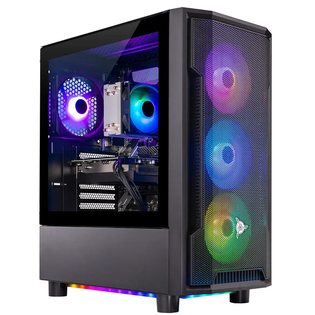 Skytech Gaming King 95 Desktop PC, Ryzen 7 7800X3D 4.2 GHz (5GHz), AMD RX 9070XT 16GB, 1TB Gen4 NVMe SSD, 32GB DDR5 RAM 5600 RGB, 850W Gold PSU, 360mm ARGB AIO, Wi-Fi, Win 11