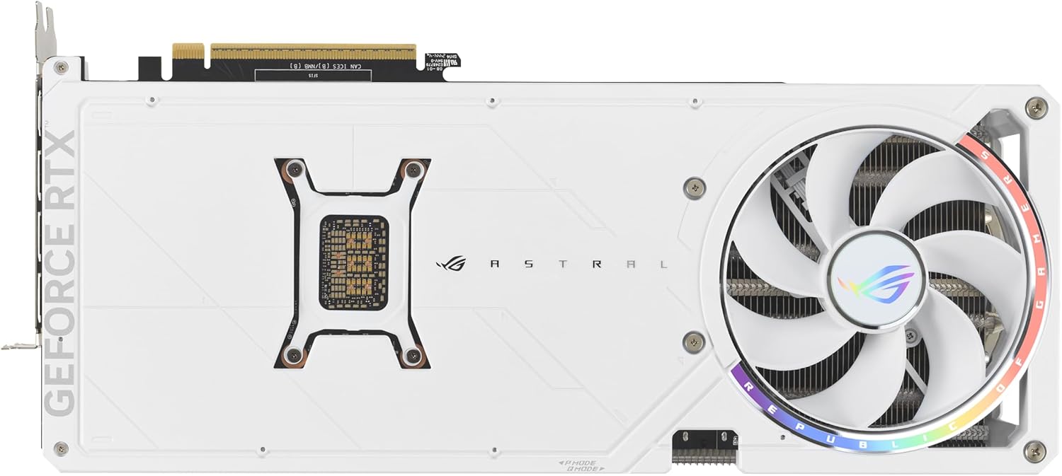 ASUS ROG Astral GeForce RTX™ 5080 16GB GDDR7 White OC Edition - Quad-Fan Graphics Card Delivering unprecedented Airflow and air Pressure for Optimal Performance