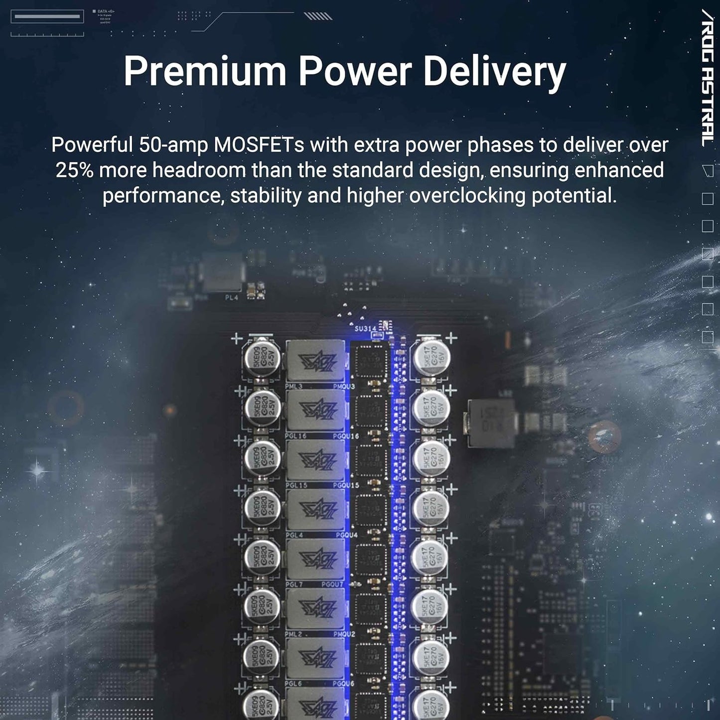ASUS ROG Astral GeForce RTX™ 5080 16GB GDDR7 White OC Edition - Quad-Fan Graphics Card Delivering unprecedented Airflow and air Pressure for Optimal Performance