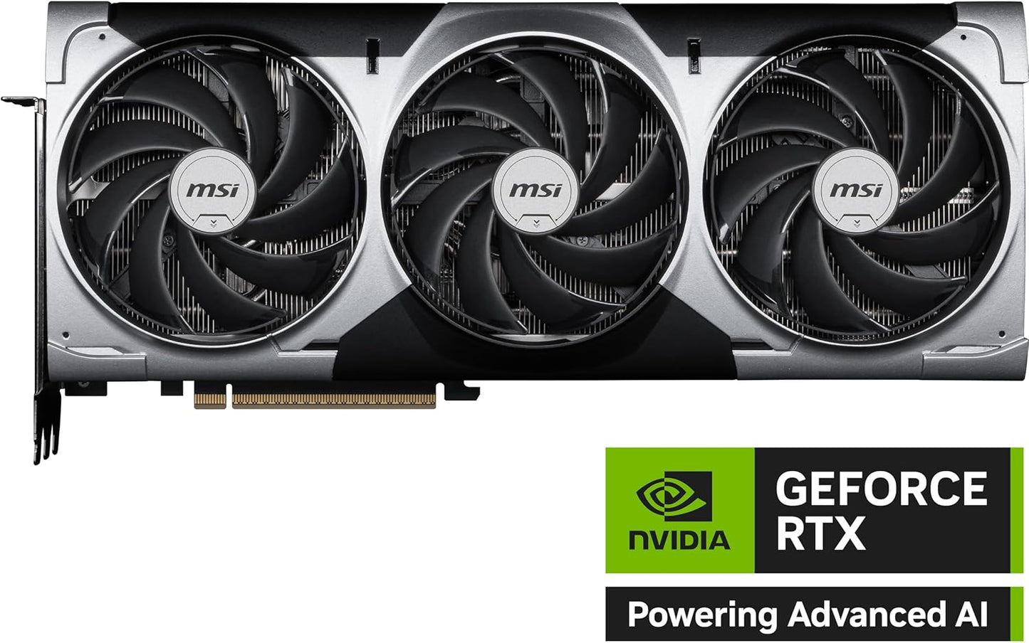 MSI Gaming RTX 5090 32G Ventus 3X OC Graphics Card (32GB GDDR7, 512-bit, Extreme Performance: 2452 MHz, DisplayPort x3 2.1a, HDMI 2.1b, NVIDIA Blackwell Architecture)