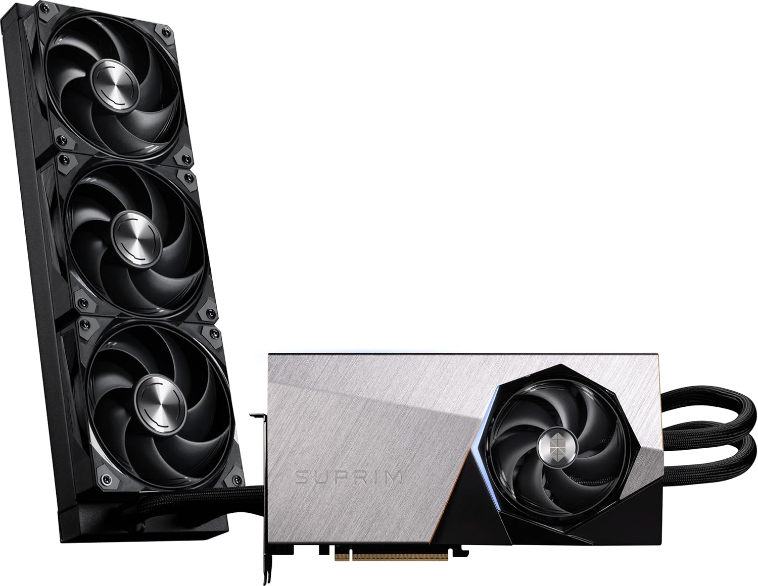 MSI GeForce RTX 5090 32G SUPRIM Liquid SOC — 32GB GDDR7 (28Gbps/512-bit), PCIe 5, Boost: 2565MHz, Water Cooling, HDMI 2.1b, DisplayPort 2.1b