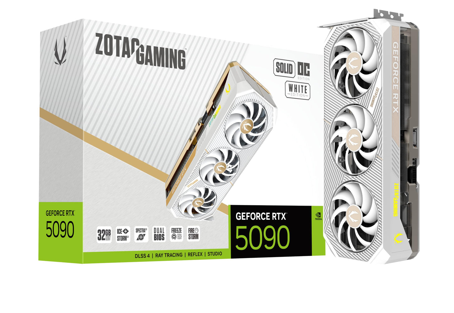 ZOTAC Gaming GeForce RTX 5090 AMP Extreme Infinity DLSS 4 32GB GDDR7 512-bit 28 Gbps PCIE 5.0 Gaming Graphics Card, IceStorm 3.0 Advanced Cooling, Spectra 2.0 ARGB Lighting, ZT-B50900B-10P