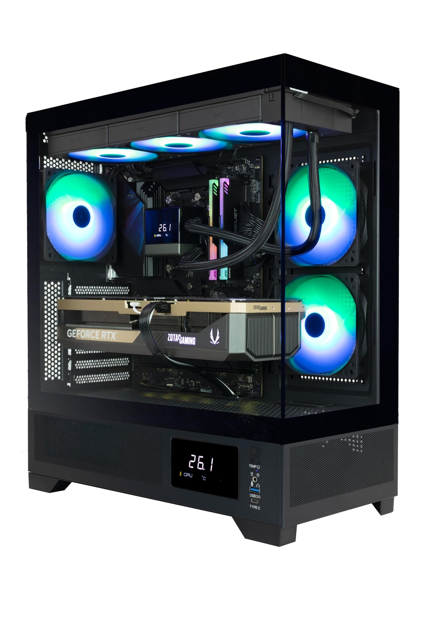 ZOTAC Gaming GeForce RTX 5090 AMP Extreme Infinity DLSS 4 32GB GDDR7 512-bit 28 Gbps PCIE 5.0 Gaming Graphics Card, IceStorm 3.0 Advanced Cooling, Spectra 2.0 ARGB Lighting, ZT-B50900B-10P