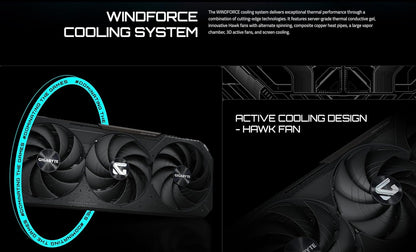 GIGABYTE Gaming GeForce RTX 5090 OC Edition 32GB GDDR7, 2550 MHz (Ref. Card : 2407MHz), Clock 28 Gbps, Memory Bus 512 bit, Resolution 7680x4320, Bundle with Targus Dock Station and Backpack Alinware