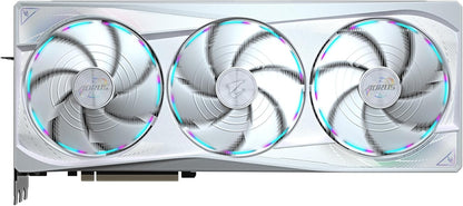 GIGABYTE AORUS GeForce RTX 5090 Master ICE 32G Graphics Card, WINDFORCE Cooling System, 32GB 512-bit GDDR7, GV-N5090AORUSM ICE-32GD Video Card