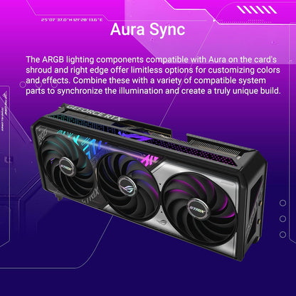 ASUS ROG Strix GeForce RTX 5070 Ti OC Edition 16GB GDDR7 Graphics Card (PCIe 5.0, HDMI/DP 2.1, 3.2-slot, Axial-tech fans, MaxContact design with vapor chamber, phase-change GPU thermal pad, aura sync)